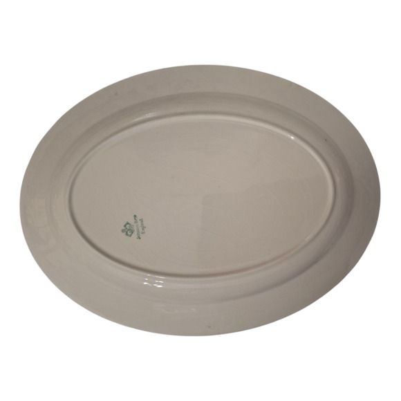 Johnson Brothers England white and Gold trimmed  platter 12.5" - Picture 2 of 3